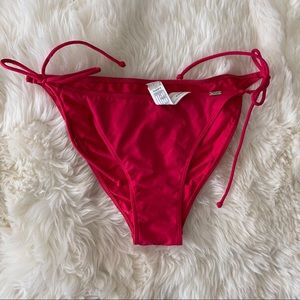 Triumph Tie Strap Bikini Bottoms Dark Pink